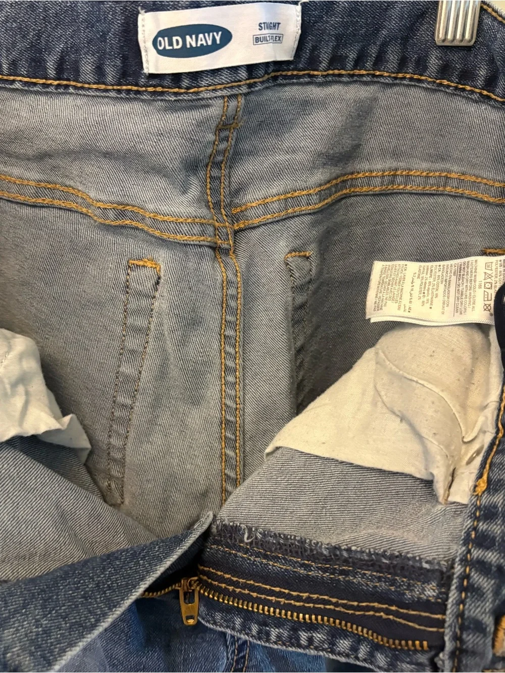 Old Navy Kids Blue Straight-Leg Jeans